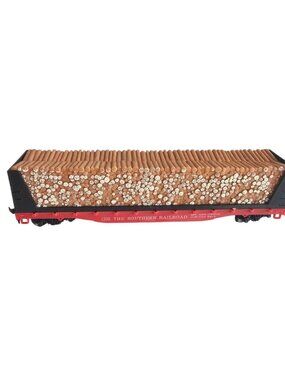 Vtg Tyco #334A HO Scale Pulpwood Car 50 Ft Southern Railroad 4365